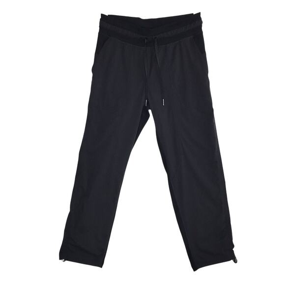 LULULEMON Dance Studio Mid-Rise Cropped Pant Sz 6 Black Athletic Travel Everyday - Picture 4 of 12